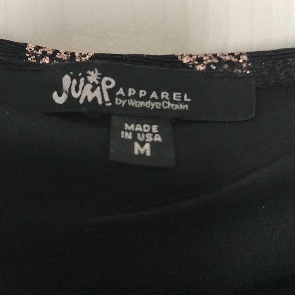 Size Medium Formal Dress Black W/ Gold Details - Picture 3 of 3